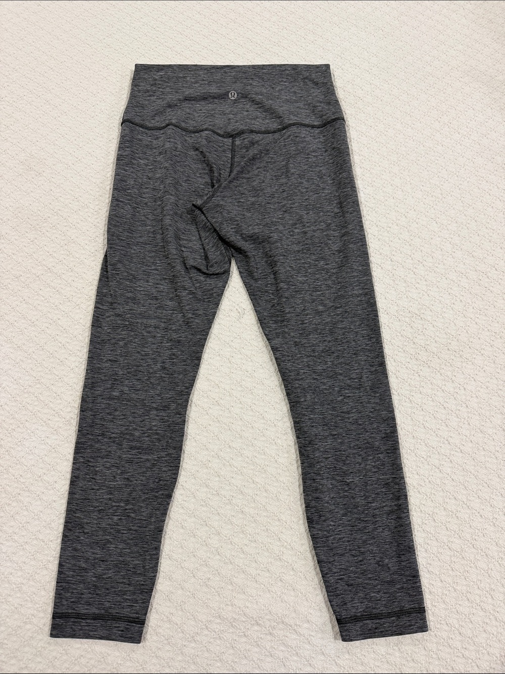 Lululemon Dark Gray Stretch Active Leggings with High Waist